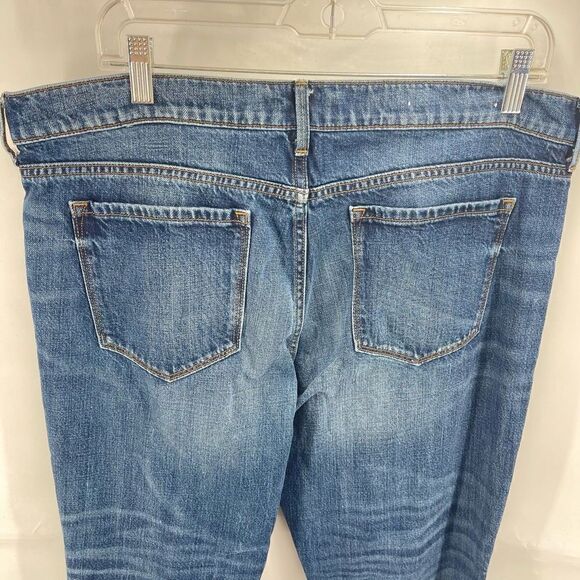 Banana Republic Womens Cropped Flare Jeans Denim Medium Wash Blue Size 32 - Picture 6 of 10